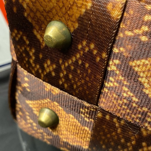 Retired Harveys Python Carriage Ring Tote - Picture 10 of 15